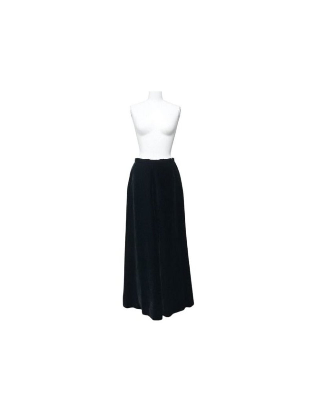 Dior Velour Long Skirt Green Rayon Cupro